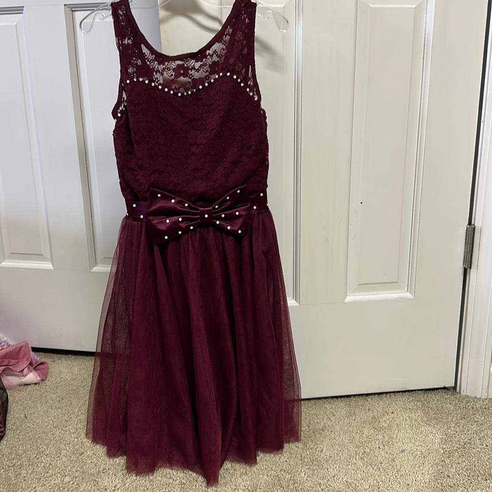 Burgundy Dance Costume